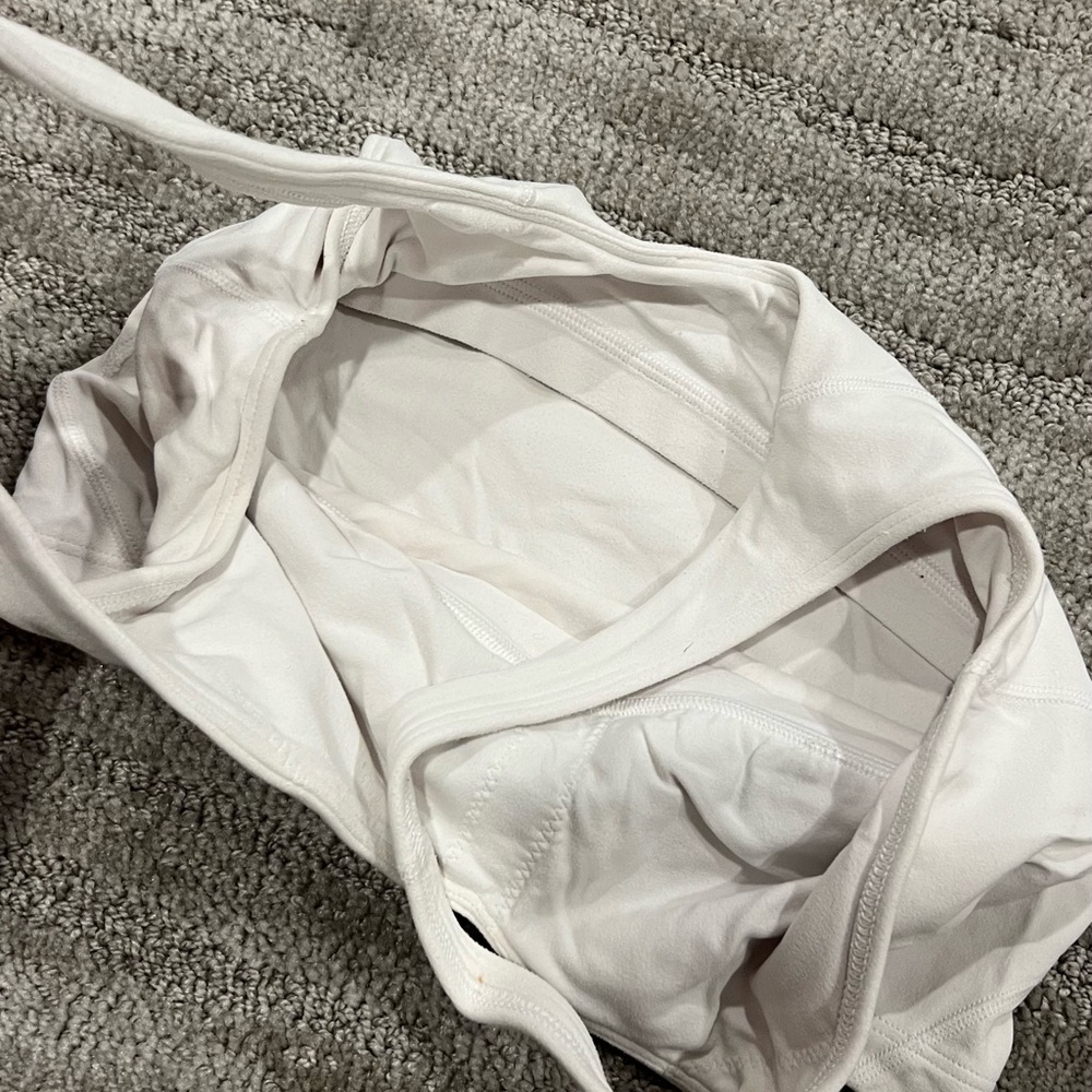 Lululemon align tank v-neck White Cropped Tank Top - Picture 6 of 6